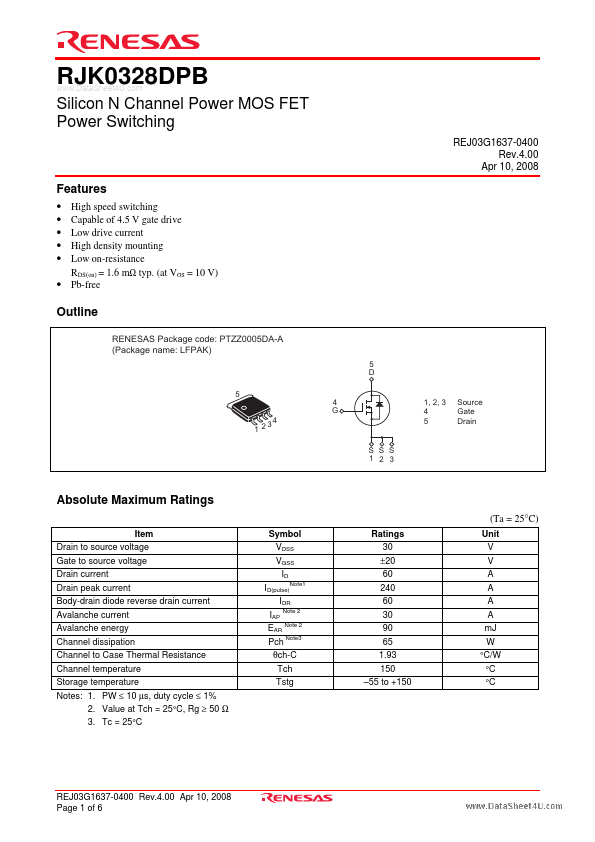 RJK0328DPB