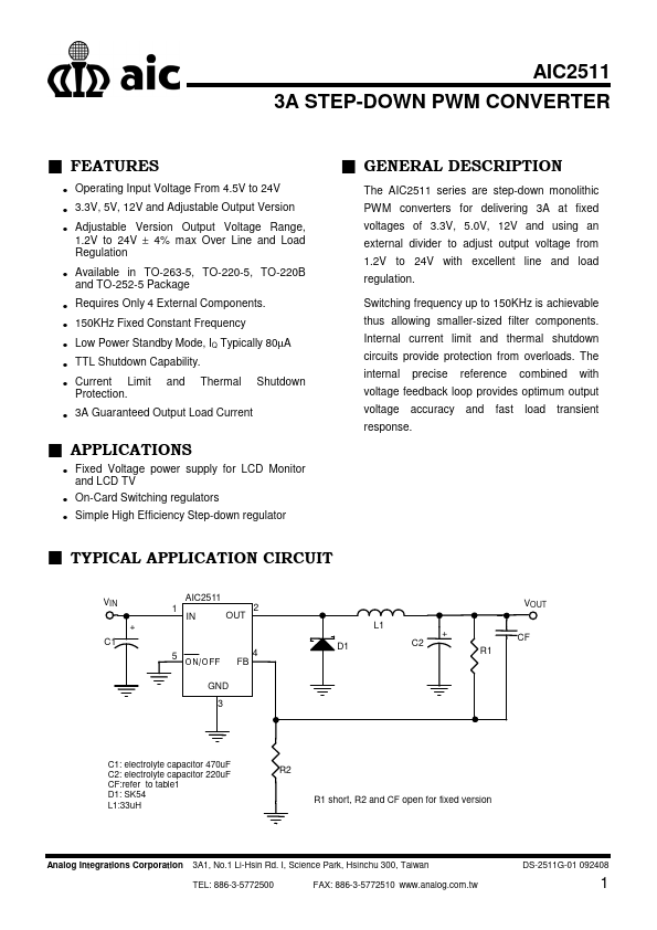 AIC2511