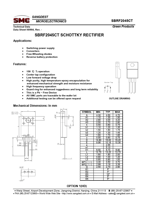 SBRF2045CT