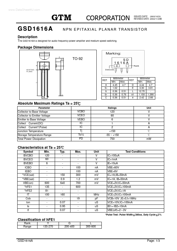 GSD1616A