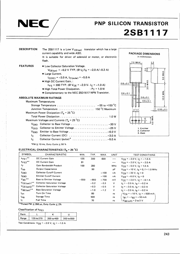 2SB1117