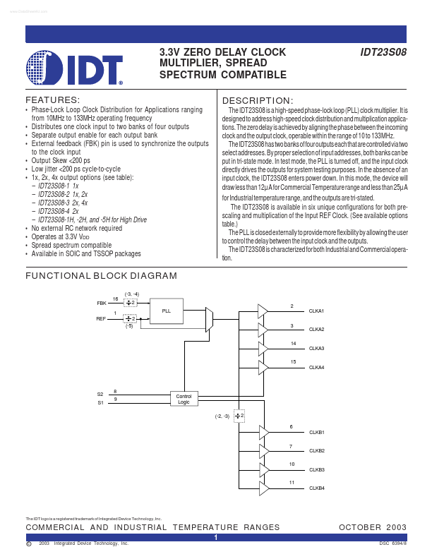 IDT23S08