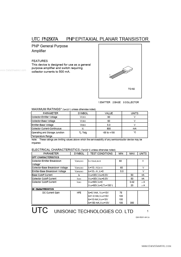 UTCPN2907A