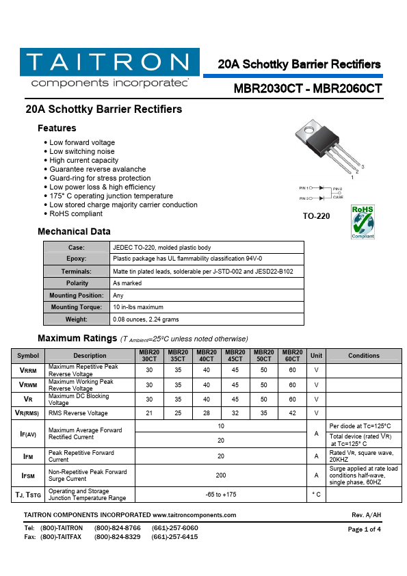 MBR2030CT