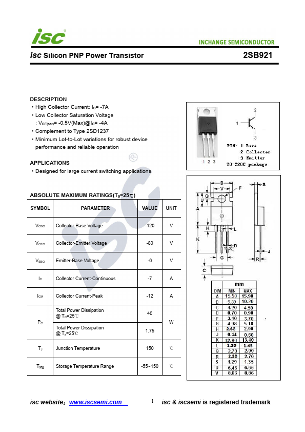 2SB921