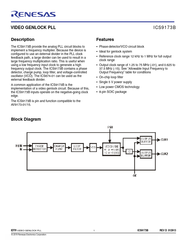 ICS9173B