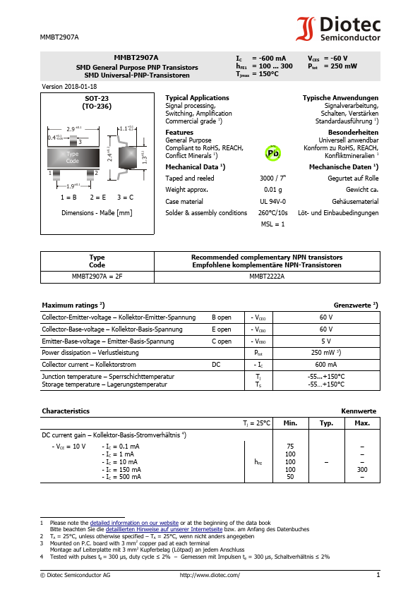 MMBT2907A