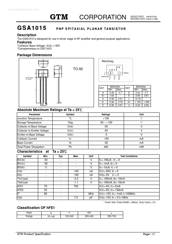 GSA1015