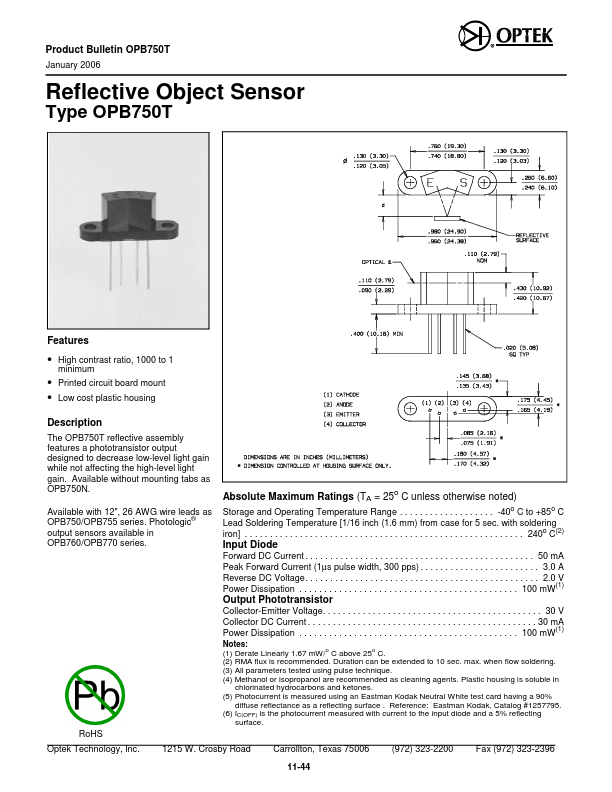 OPB750T