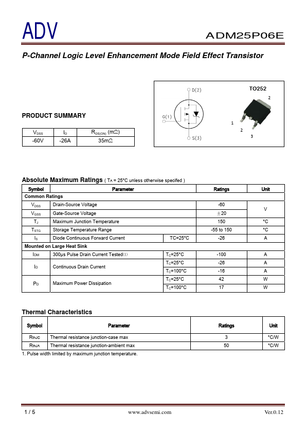 ADM25P06E