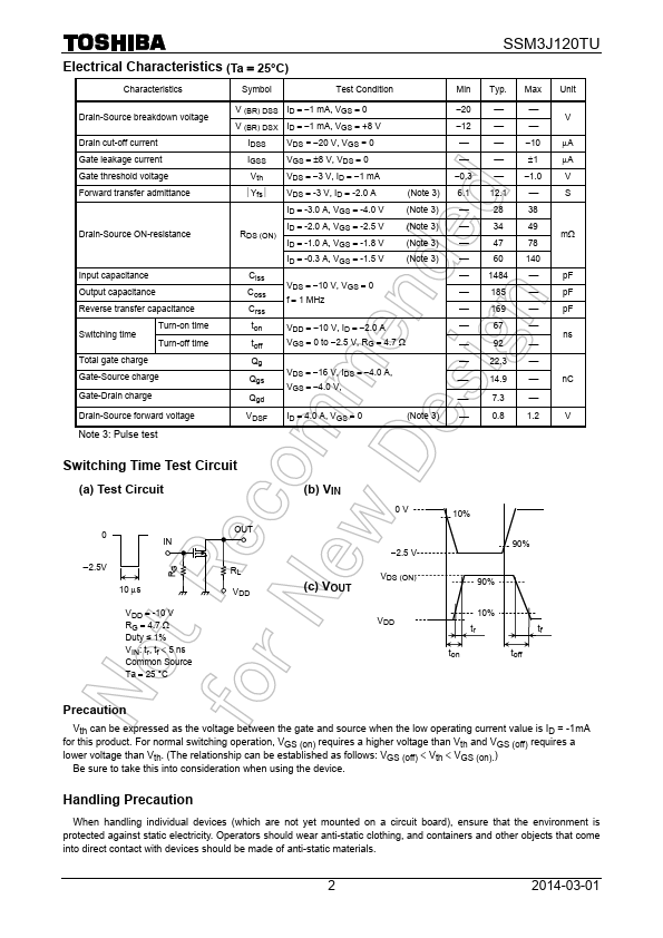 SSM3J120TU