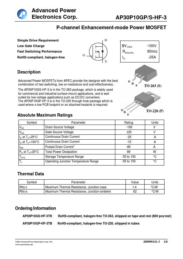 AP30P10GP-HF-3