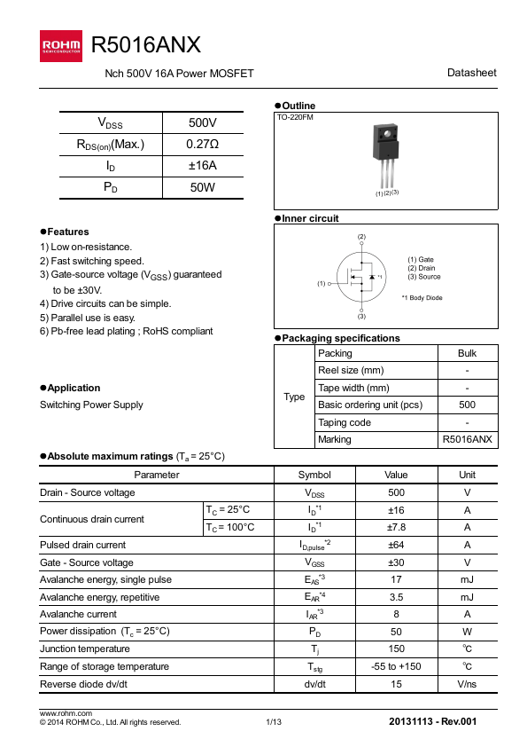 R5016ANX