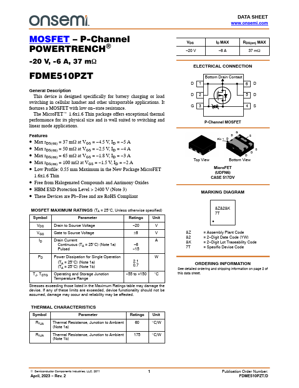 FDME510PZT