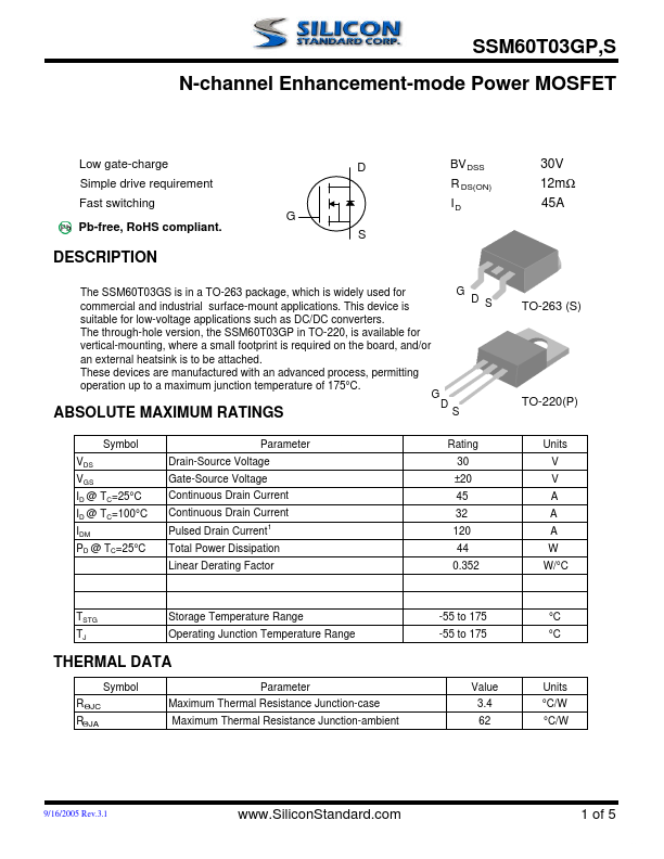 SSM60T03GP