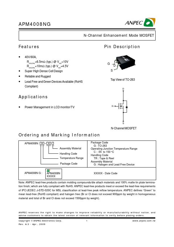 APM4008NG