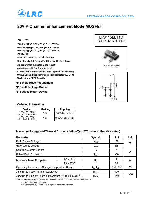 S-LP3415ELT1G