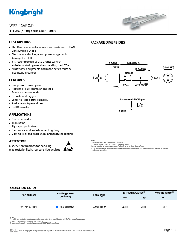 WP7113VBC-D