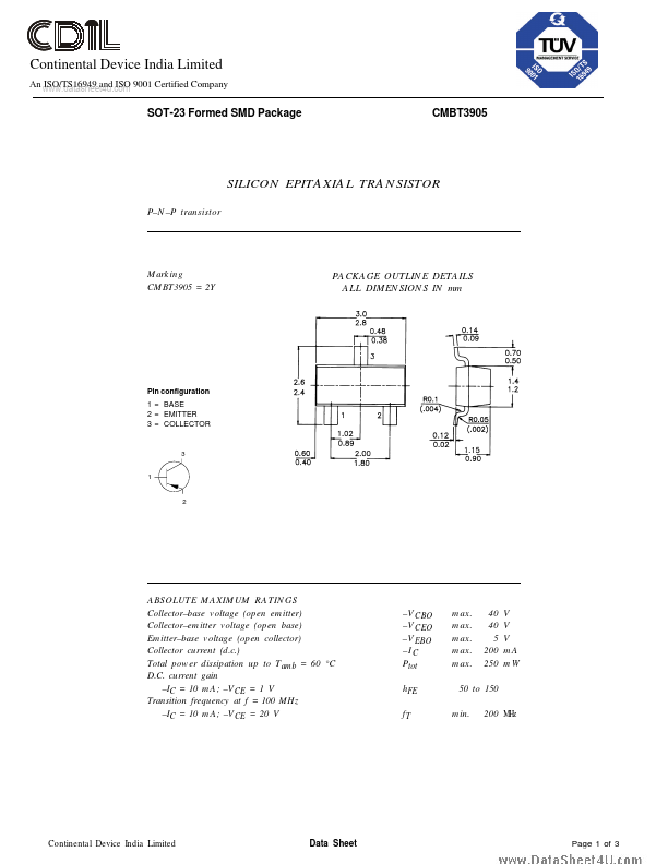 CMBT3905