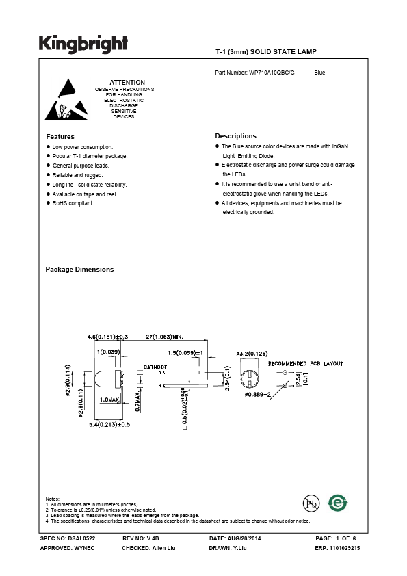 WP710A10QBC-G