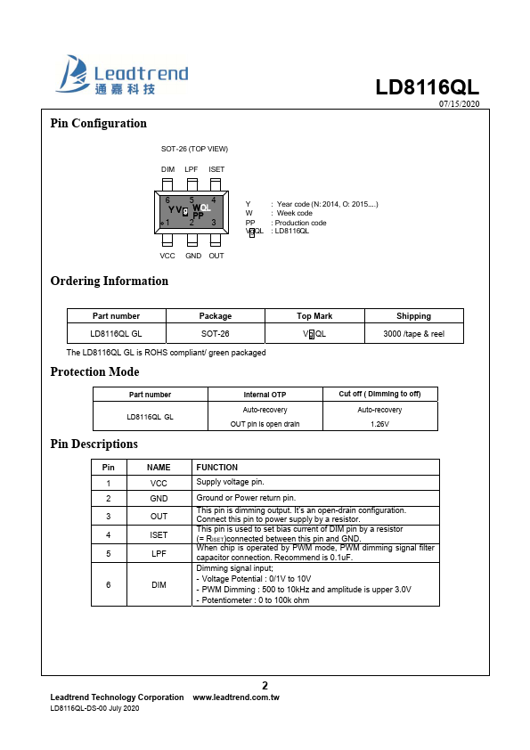 LD8116QL