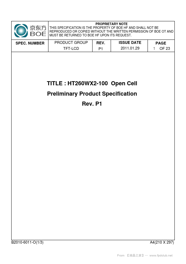 HT260WX2-100