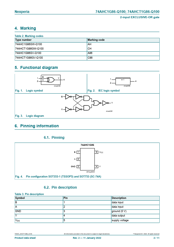 74AHCT1G86-Q100