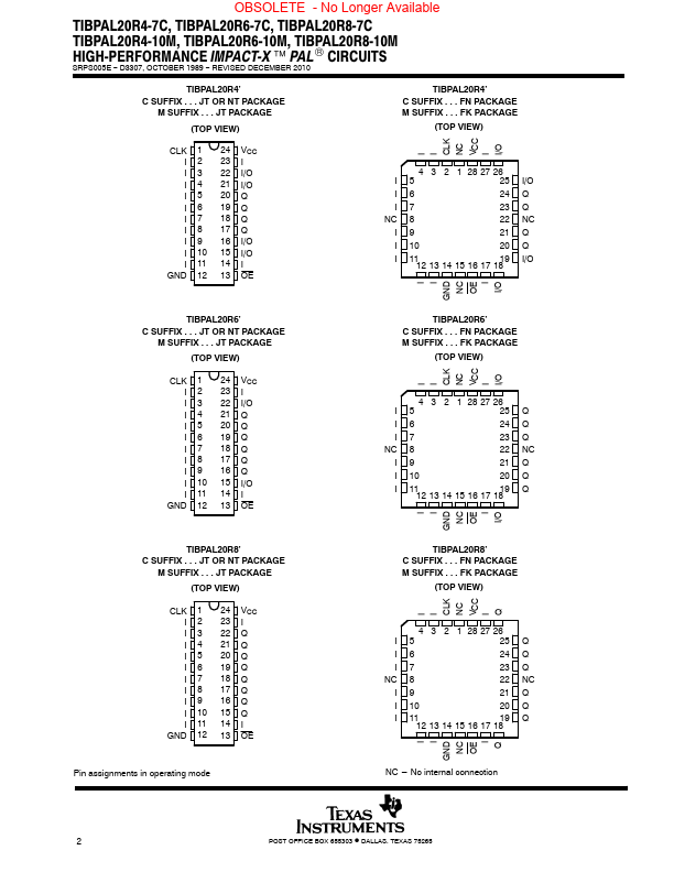 TIBPAL20L8-7C