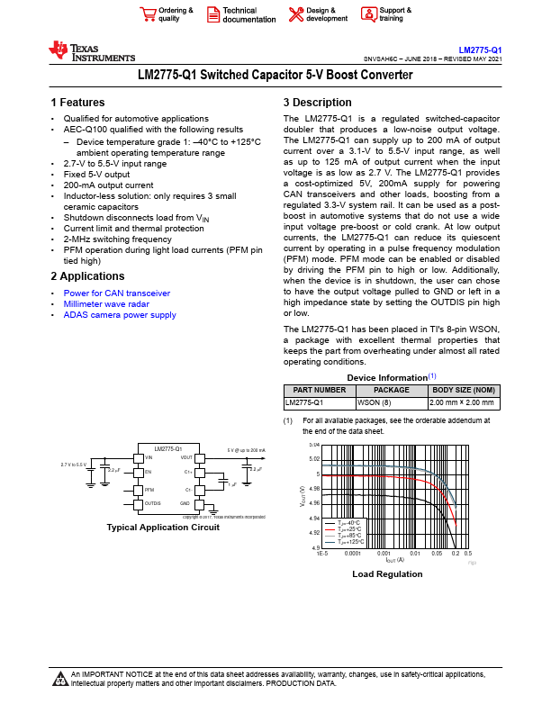 LM2775-Q1