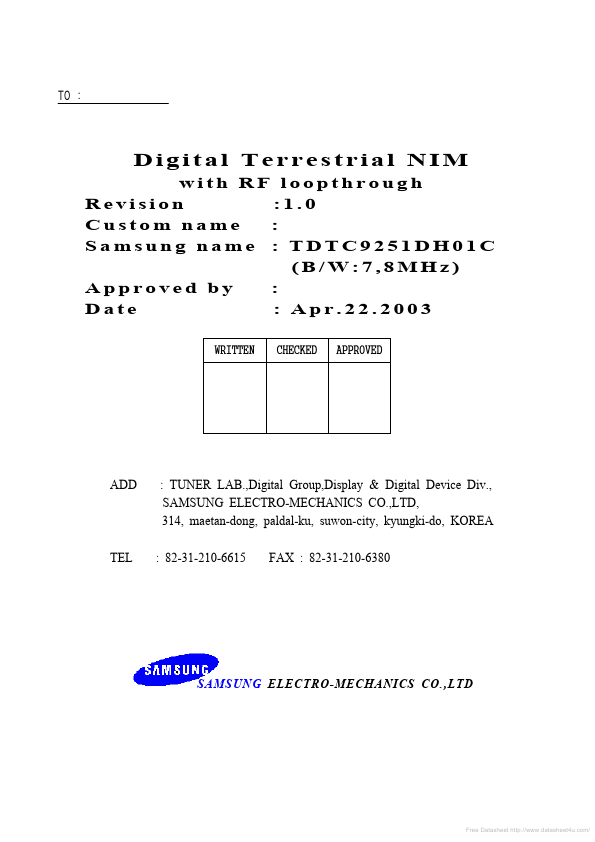 TDTC9251DH01C