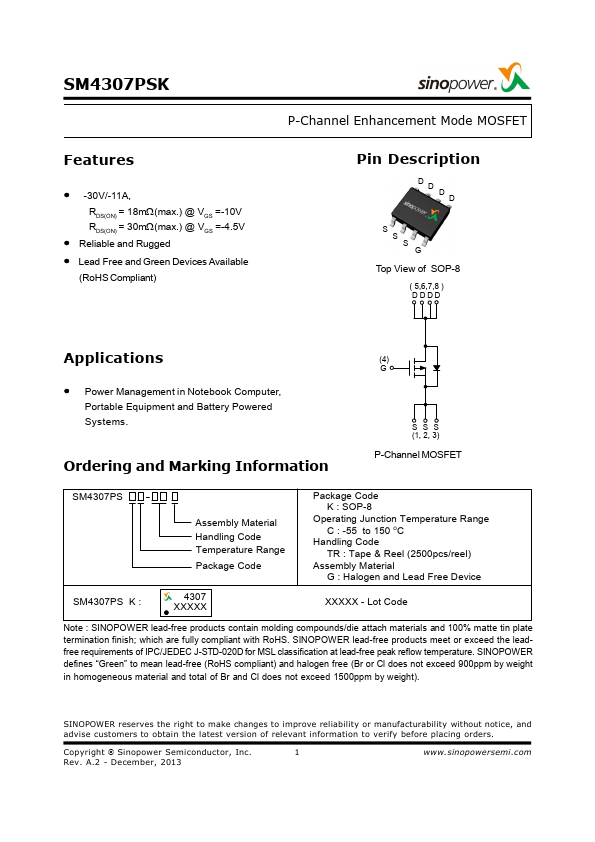 SM4307PSK