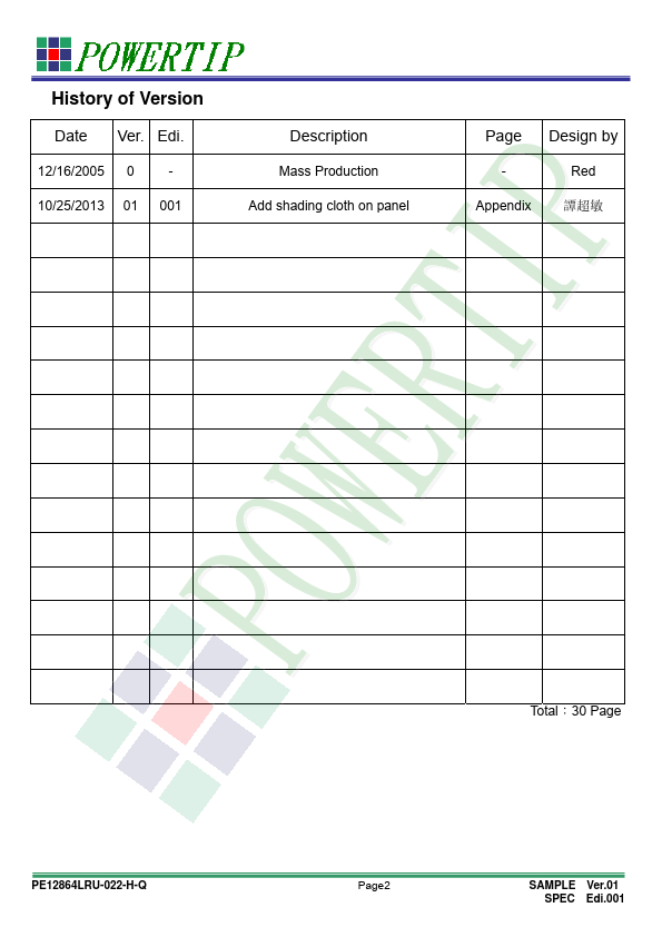 PE12864LRU-022-H-Q