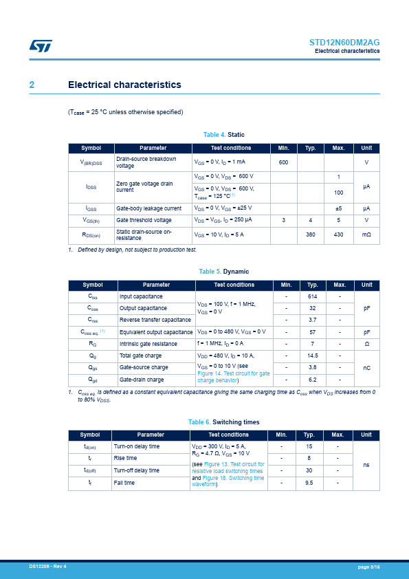 STD12N60DM2AG