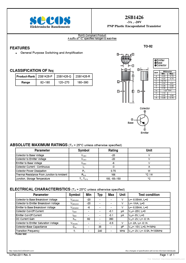 2SB1426