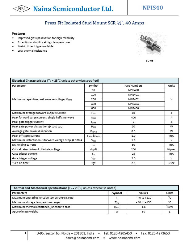 NPIS40